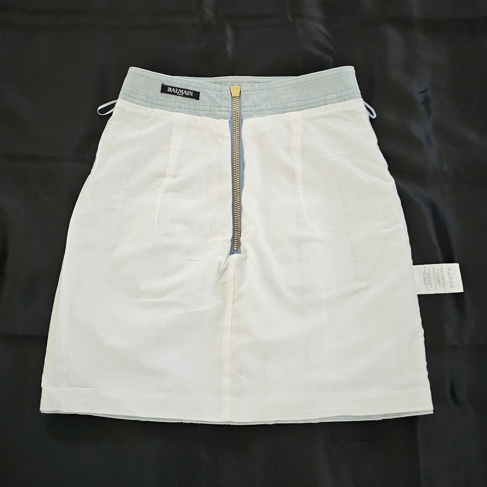 Balmain Women's Denim Skirt - Picture 13 of 16